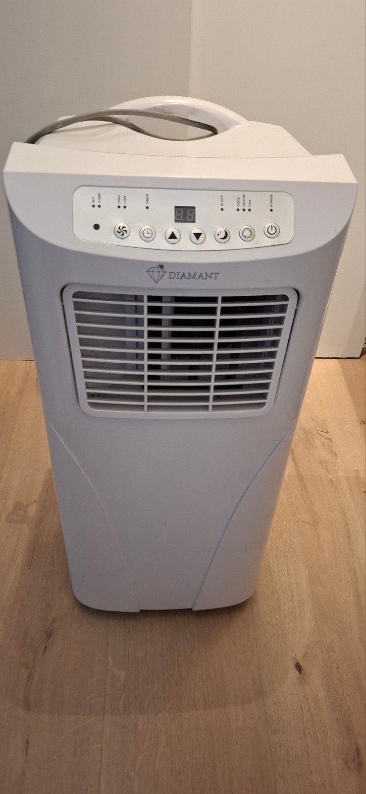 Diamant Mobiele Airco 7000BTU ACM07 R290 DM - Wit, Witgoed en Apparatuur, Airco's, Ophalen, Gebruikt, Minder dan 60 m³, Timer