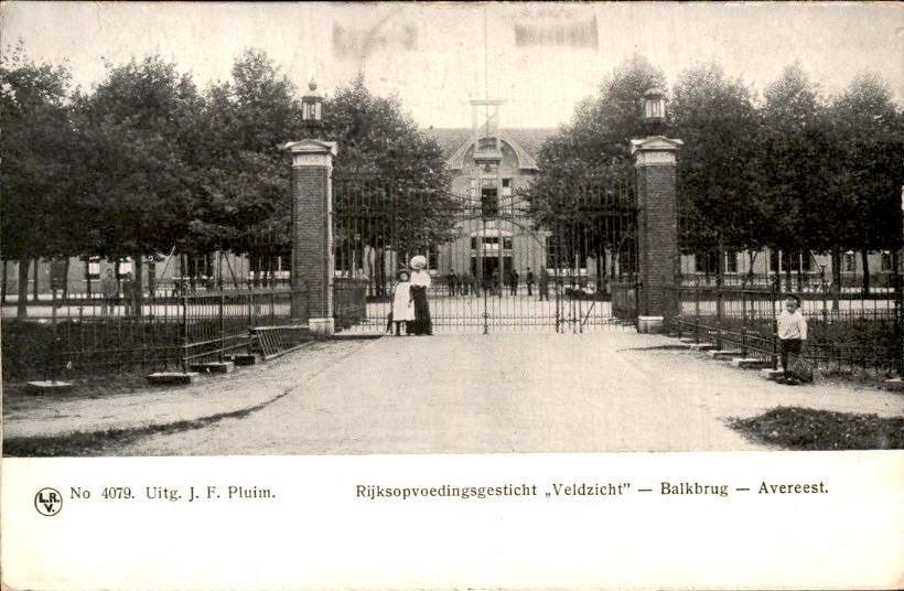 Balkbrug - Rijksopvoedingsgesticht - Veldzicht, Verzamelen, Ophalen of Verzenden, Voor 1920, Gelopen, Overijssel