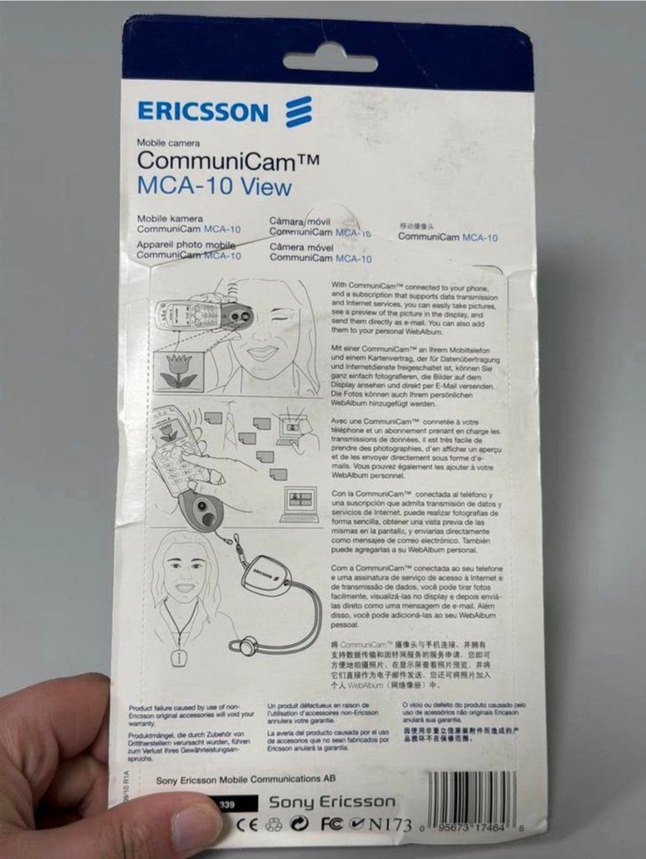 Sony Ericsson CommuniCam MCA-10 View mobile Camera Nieuw, P, Nieuw, Ophalen of Verzenden, Sony Ericsson