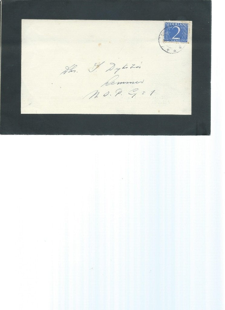 Rouwbrief Jan Gerrits, Ophalen of Verzenden, Rouwkaart