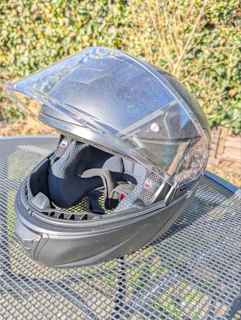 Integraalhelm - bijna niet gebruikt, Fietsen en Brommers, Brommerhelmen, Zo goed als nieuw, Large, Ophalen