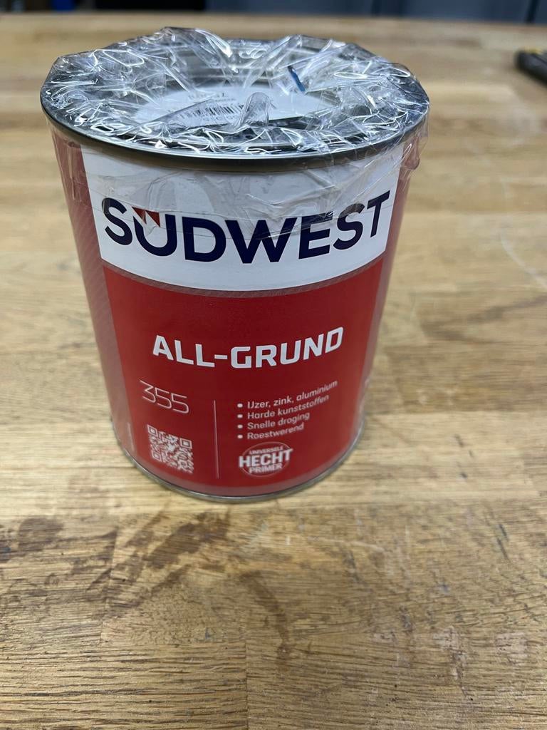 Sudwest All-Grund 355 Zwart Grondverf 750ml, Ophalen, Zwart, Nieuw, Verf