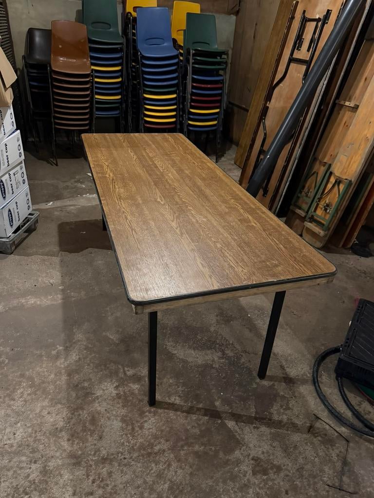 2 Erg stevige klaptafels, Huis en Inrichting, Tafels | Eettafels, Ophalen, Zo goed als nieuw, Rechthoekig, 50 tot 100 cm