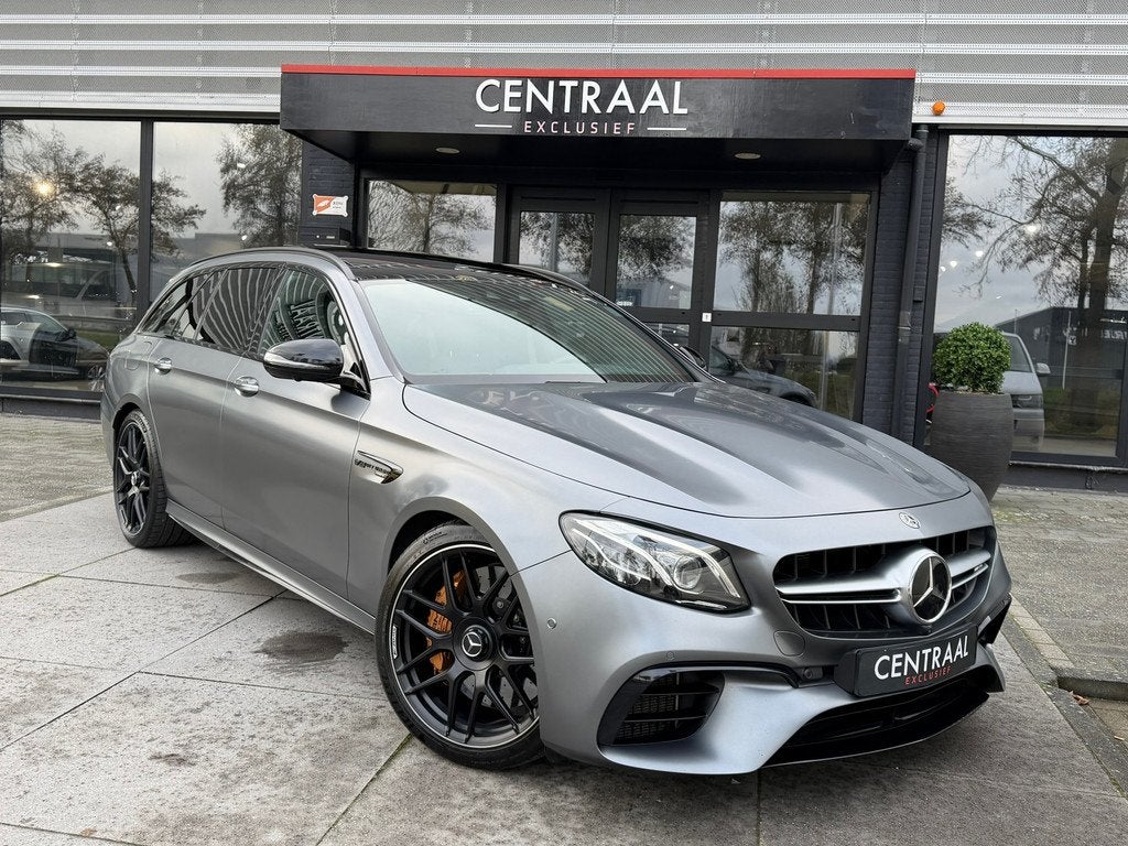 Mercedes-Benz E-klasse Estate 63 S AMG 4MATIC+|Pano|Keramisc, Auto's, Mercedes-Benz, Automaat, Gebruikt, Vierwielaandrijving, Adaptive Cruise Control