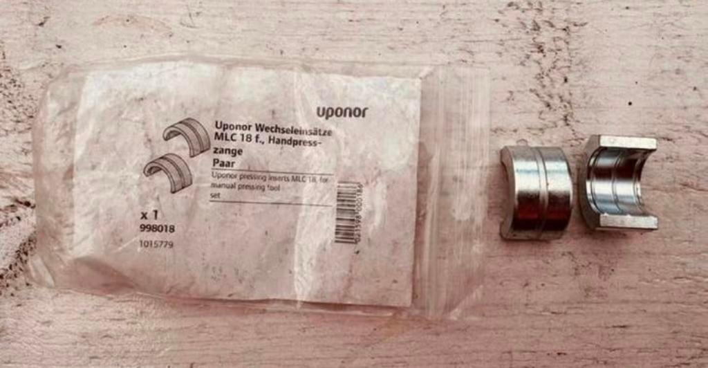 Uponor Persbek ringen 1 setje NIEUW Type 18, Ophalen of Verzenden, Nieuw