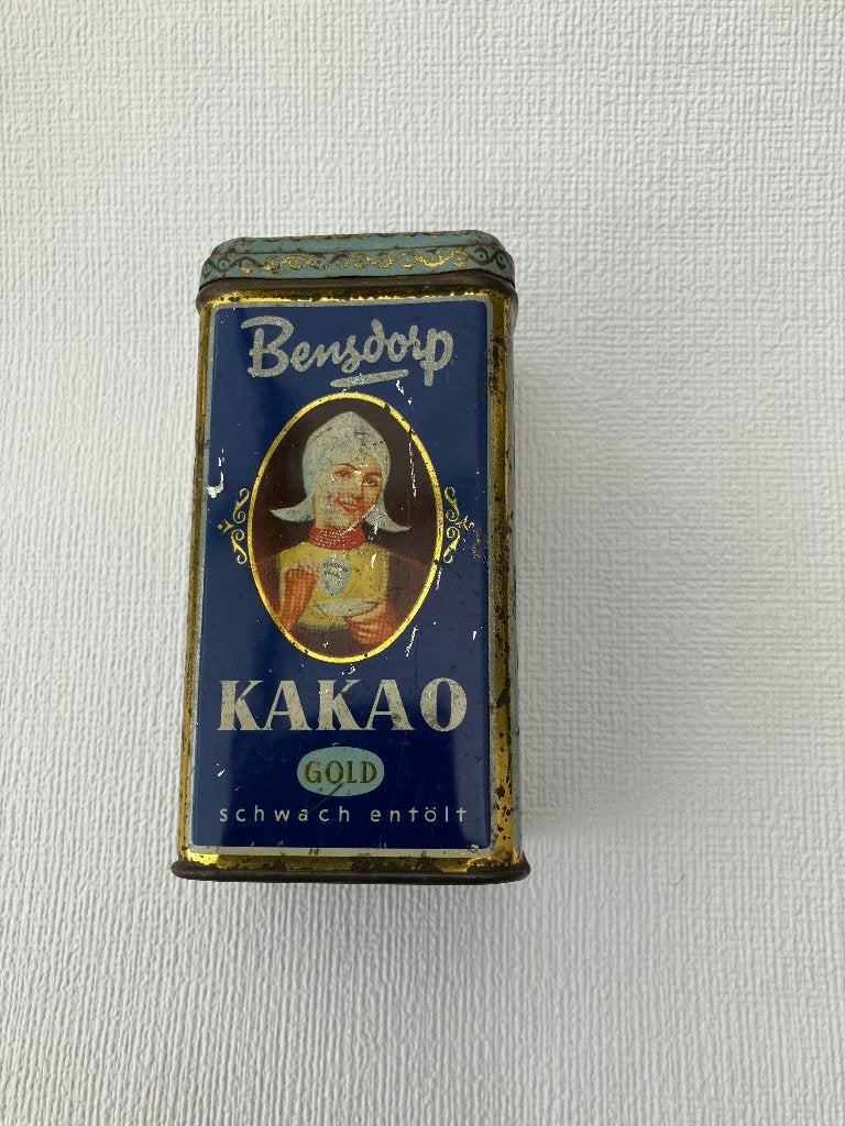 blik Bensdorp cacao, Verzenden, Gebruikt, Overige