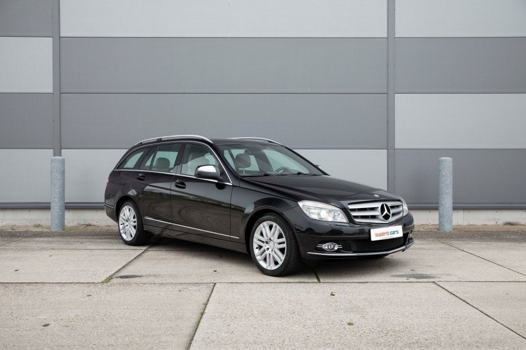 Mercedes C320 CDI 4Matic T | 225pk | 7G-Tronic | 150.297 km, 1800 kg, Beige, Leder, Diesel