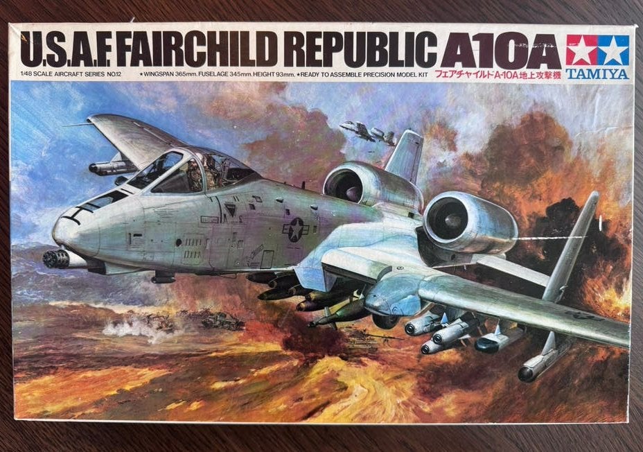 Tamiya oude/vintage Fairchild Republic A-10A, Overige merken, Ophalen of Verzenden, Zo goed als nieuw, Groter dan 1:72