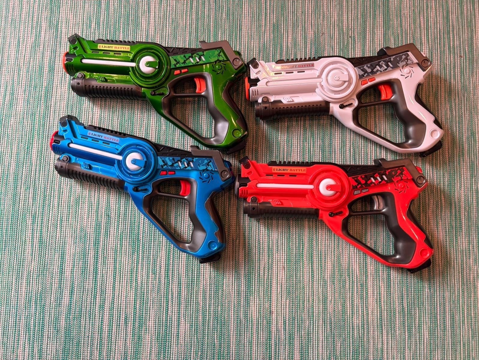 4 laserpistolen Light Battle Active Laser Guns Set (4 stuks), Ophalen, Zo goed als nieuw