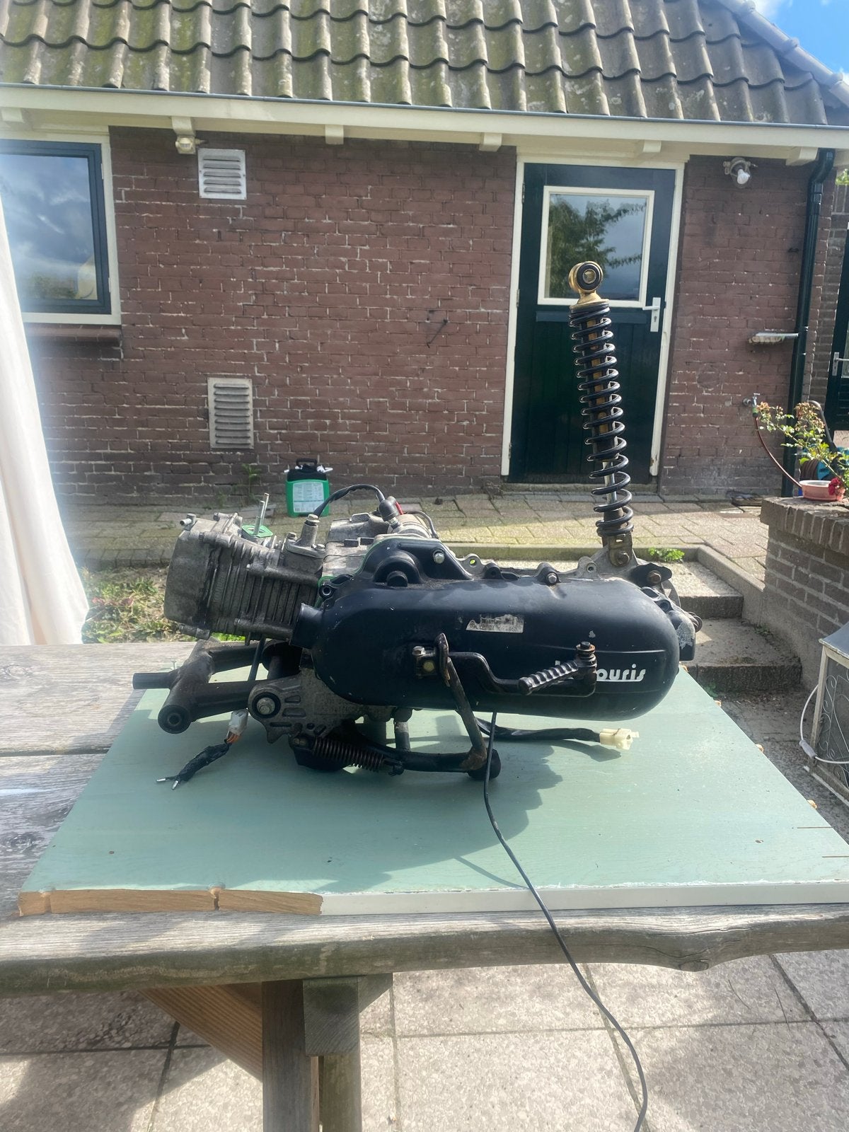 GY6 50cc 4-takt motorblok - moet op tijd gezet worden, Ophalen of Verzenden, Gebruikt, Blok, Overige merken