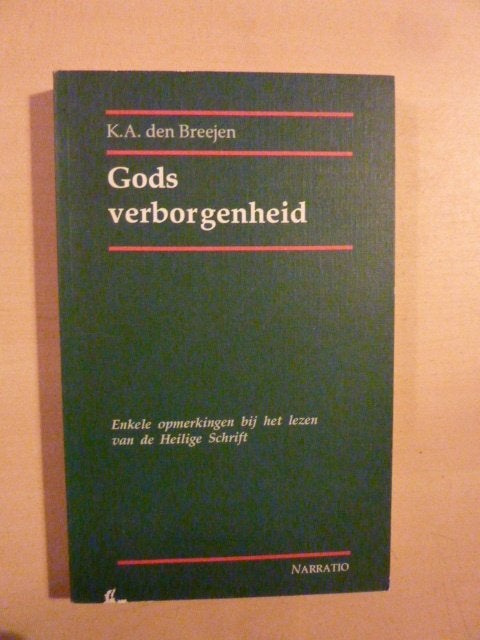 K. A. den Breejen - Gods verborgenheid, Verzenden, Zo goed als nieuw