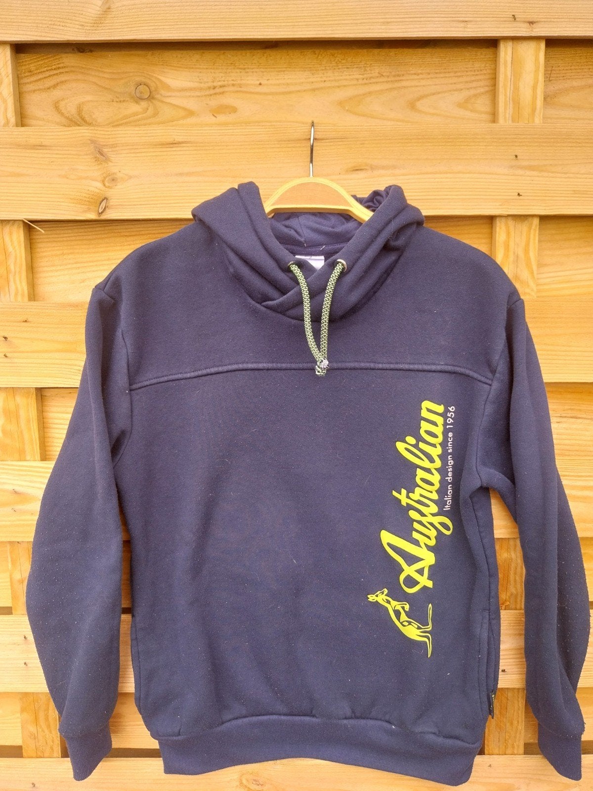 Australian Hoodie Maat S - Donkerblauw met Kangoeroe Logo, Kleding | Heren, Truien en Vesten, Ophalen of Verzenden