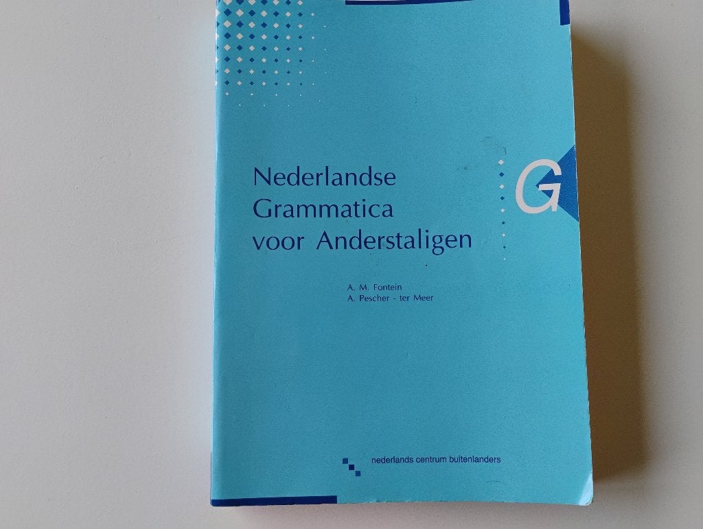 Boek Nederlandse grammatica voor Anderstaligen NT2 Fontein, Boeken, Studieboeken en Cursussen, Ophalen of Verzenden, Alpha, Gelezen