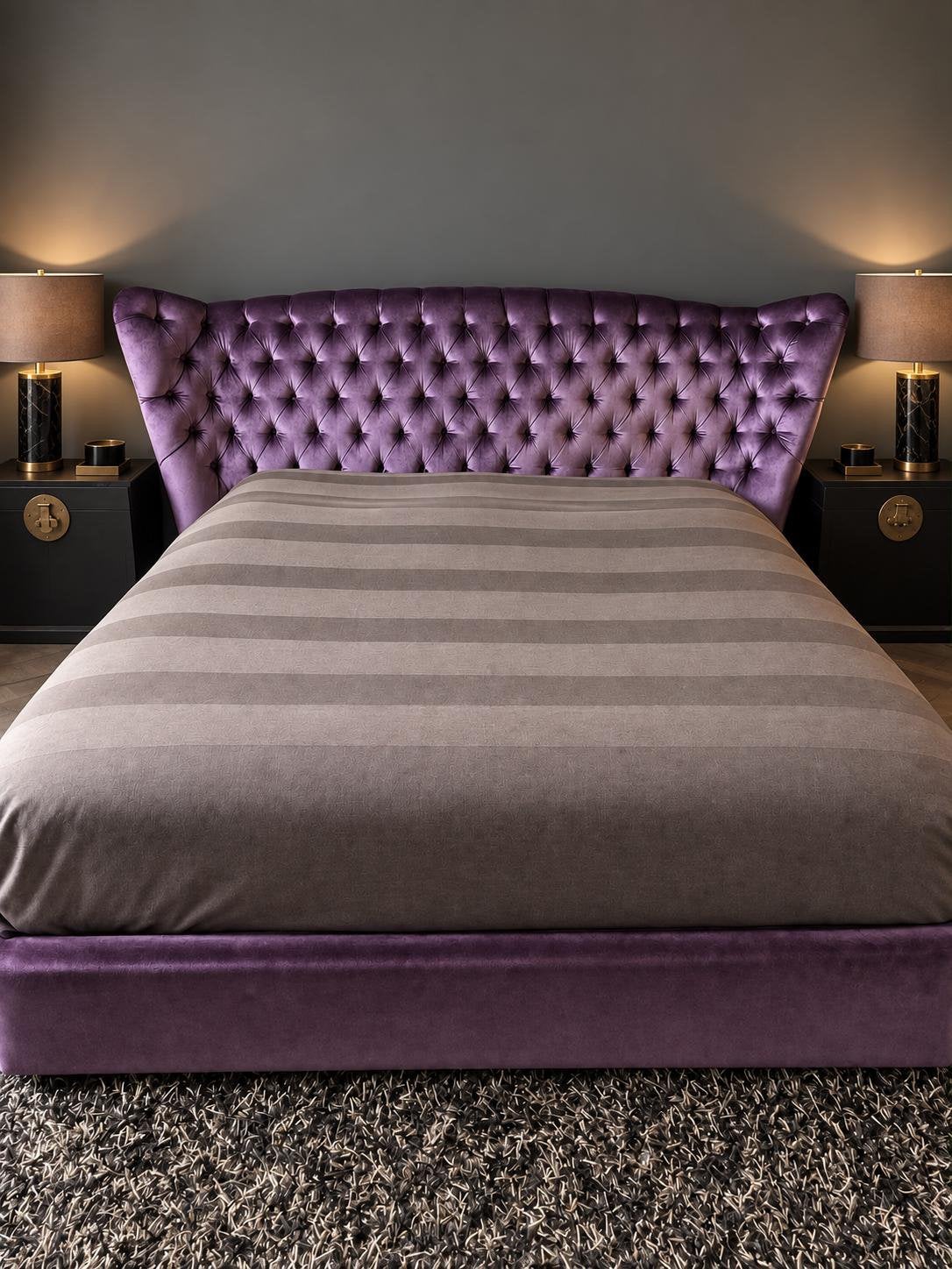 Bijzonder en luxe Frou Frou bed van Promemoria, Ophalen, Tweepersoons, Zo goed als nieuw, 180 cm