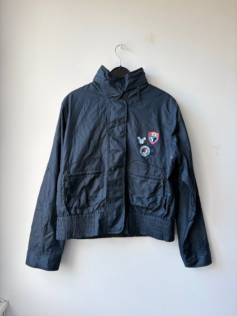 Donaldson donkerblauw regenjack met capuchon mt M/L, Maat 38/40 (M), Blauw, Donaldson, Ophalen of Verzenden