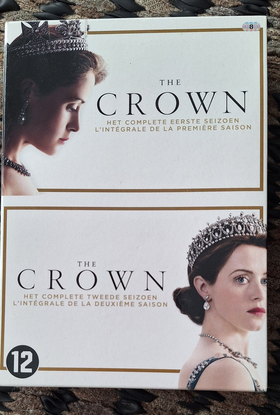 The Crown Seizoen 1 & 2 DVD Boxset - Nederlands ondertiteld, Engels, Nederlands, Ophalen of Verzenden, Zo goed als nieuw