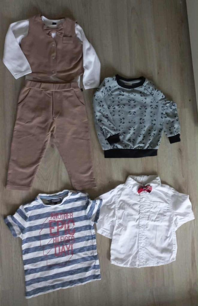 Pakket ( 50 stuks) - Elegante jongen.Maat 86, Kinderen en Baby's, Babykleding | Baby-kledingpakketten, Zo goed als nieuw, Maat 86