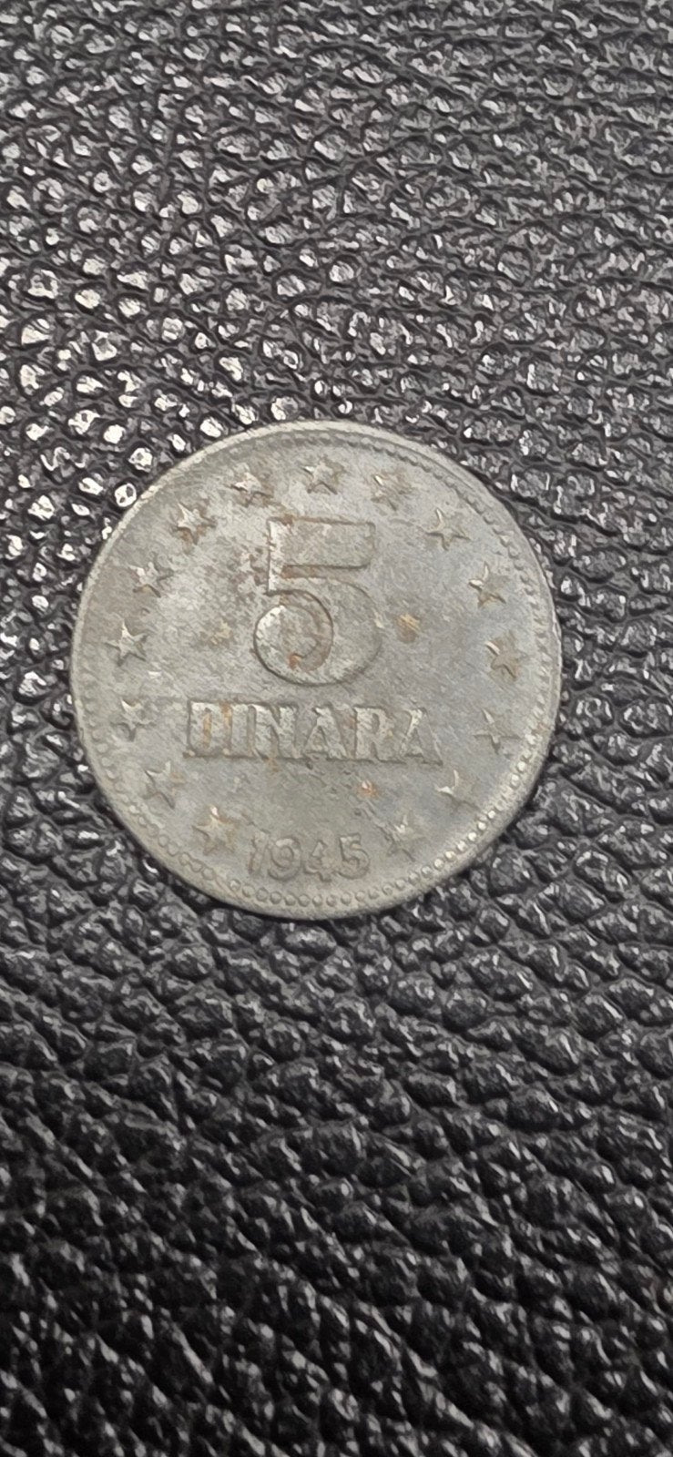 4#     Joegoslavië 5 dinar 1945, Ophalen of Verzenden, Joegoslavië