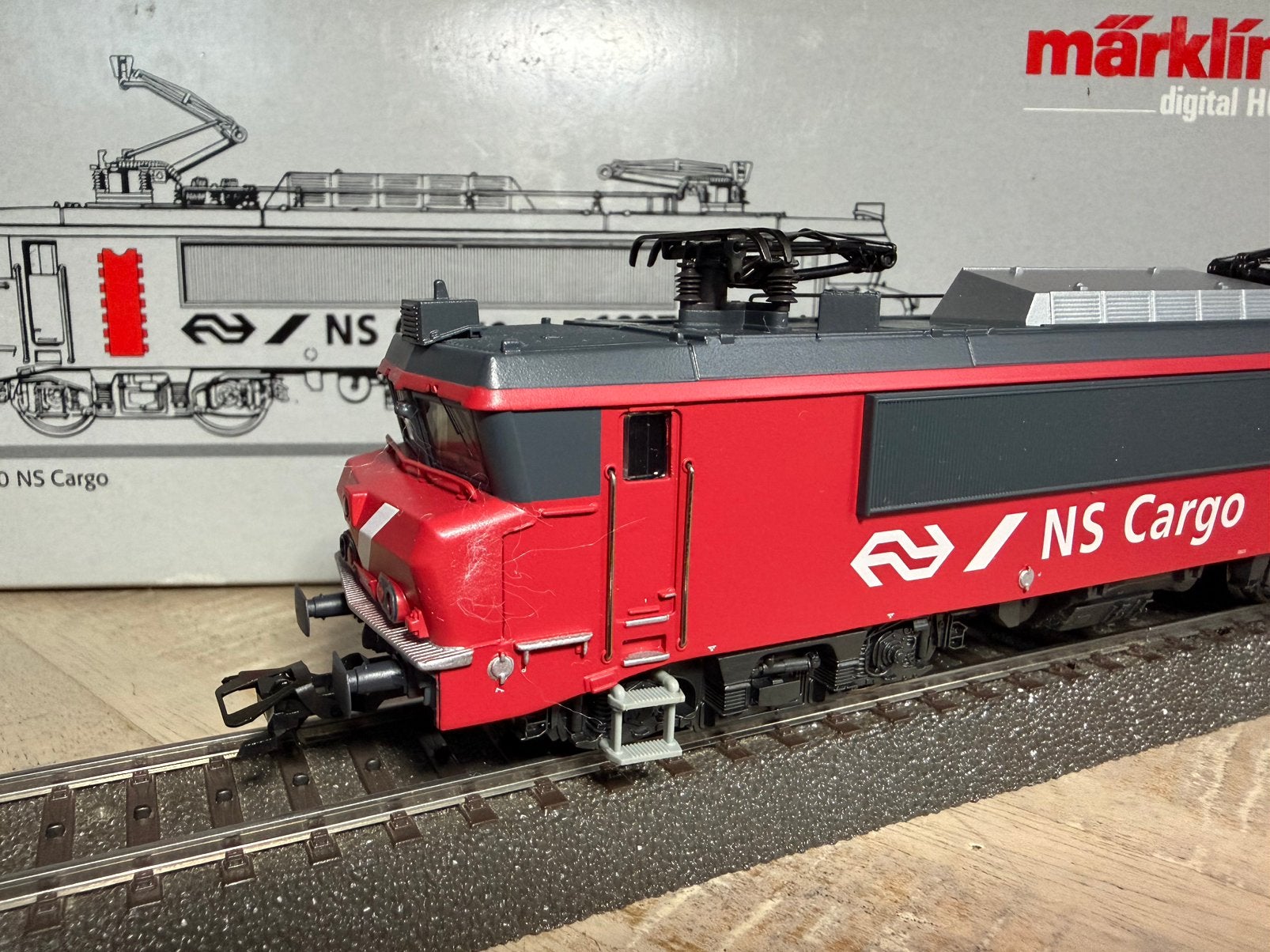 Märklin HO 37262 NS Cargo elektrische locomotief, Wisselstroom, Locomotief, Ophalen of Verzenden, Märklin