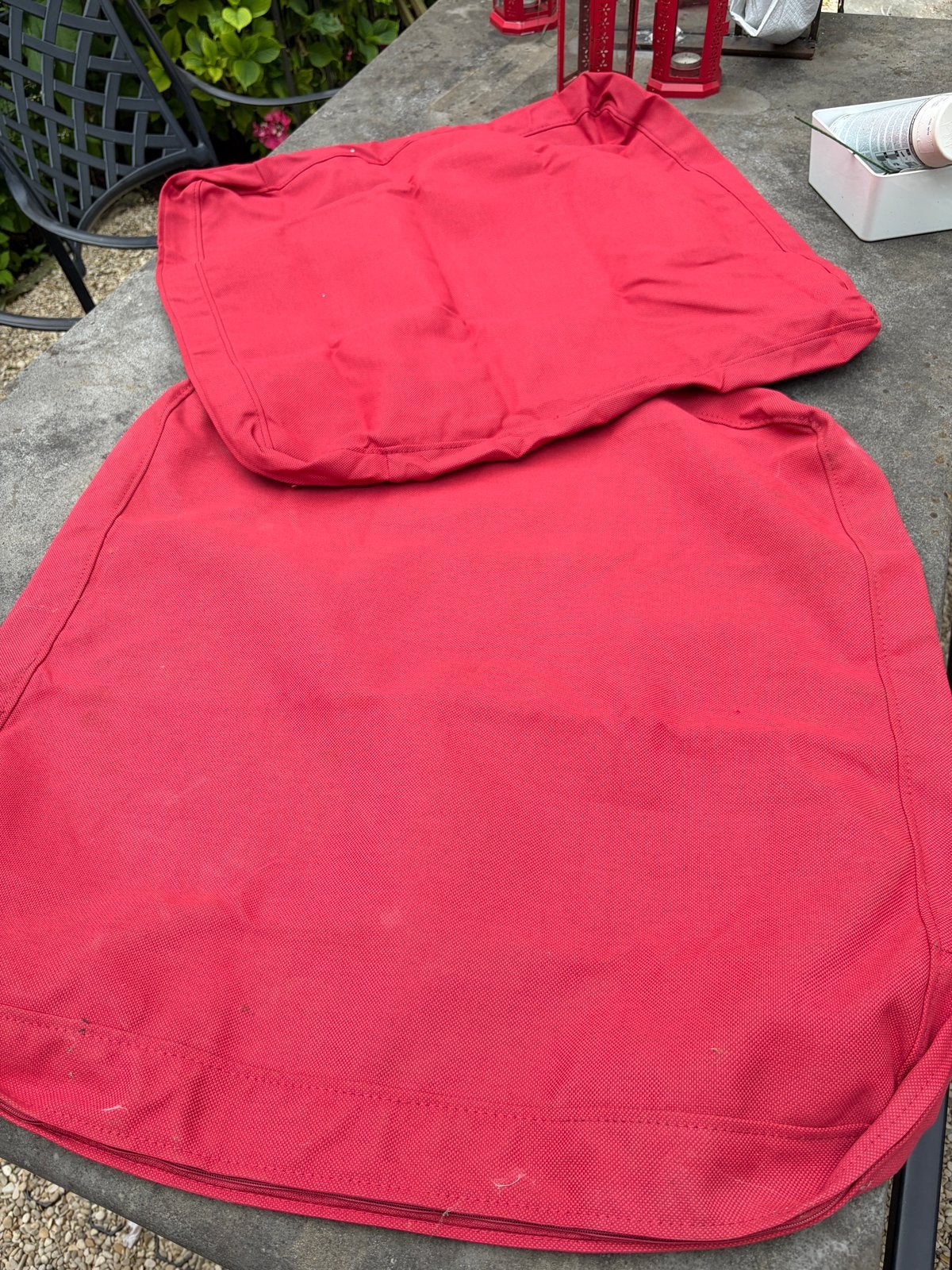 IKEA FRÖSÖN Buiten Stoelkussenhoezen – Rood, Set van 2, Ophalen of Verzenden, Nieuw