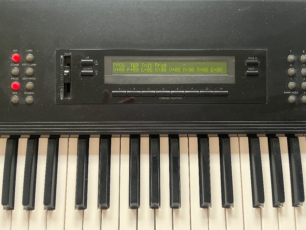 Korg M1, Ophalen, Gebruikt, 61 toetsen, Korg