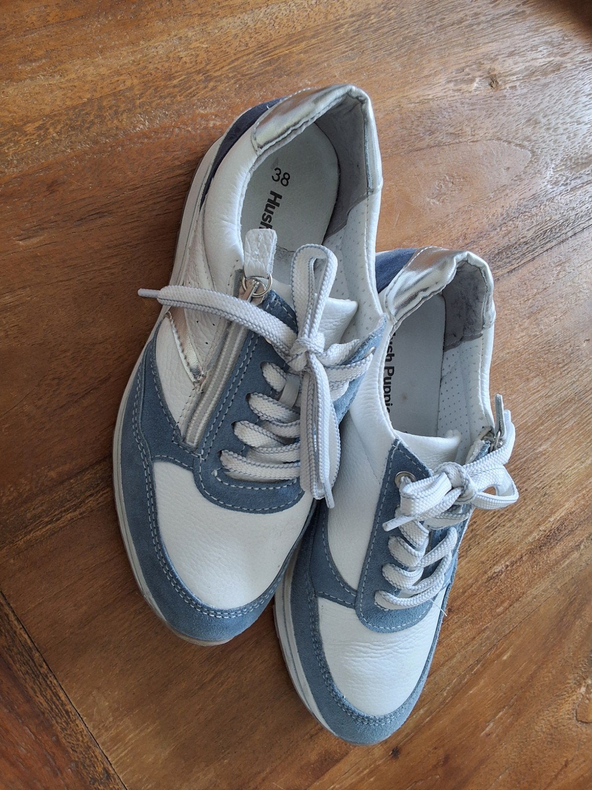 sneakers dames Hush Puppies, Wit, Dansschoenen, Ophalen of Verzenden, Zo goed als nieuw
