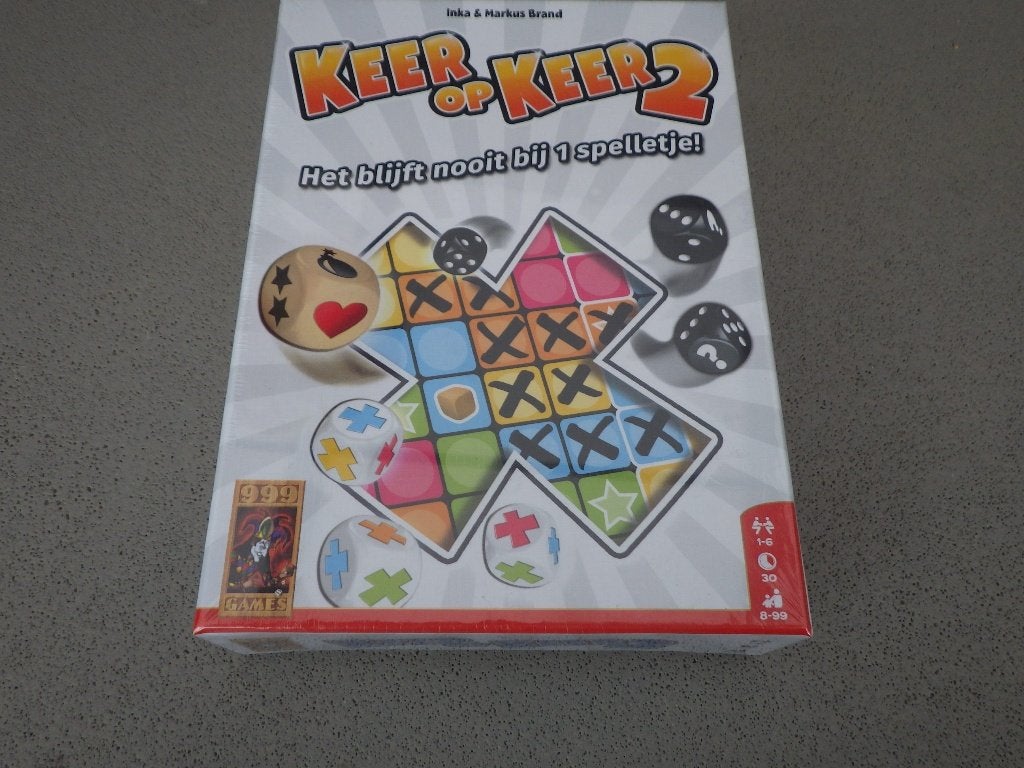 Keer op keer 2 NIEUW 999 GAMES, Ophalen, Zo goed als nieuw