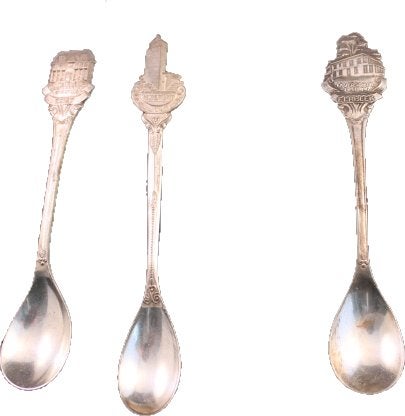 3 vintage theelepeltjes Afsluitdijk Zeist Eerbeek, Ophalen of Verzenden