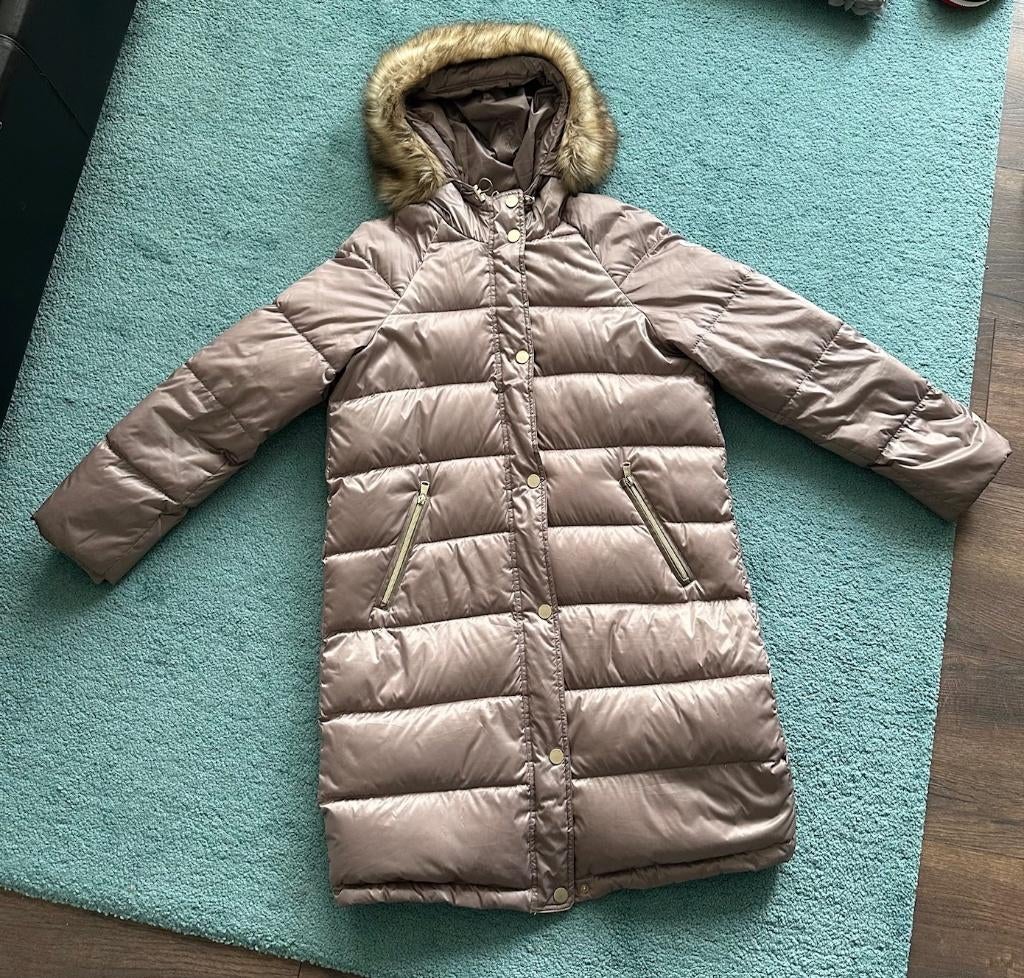 Donsjas Beaumont Amsterdam donzen winterjas down jas taupe, Maat 38/40 (M), Bruin, Beaumont, Nieuw