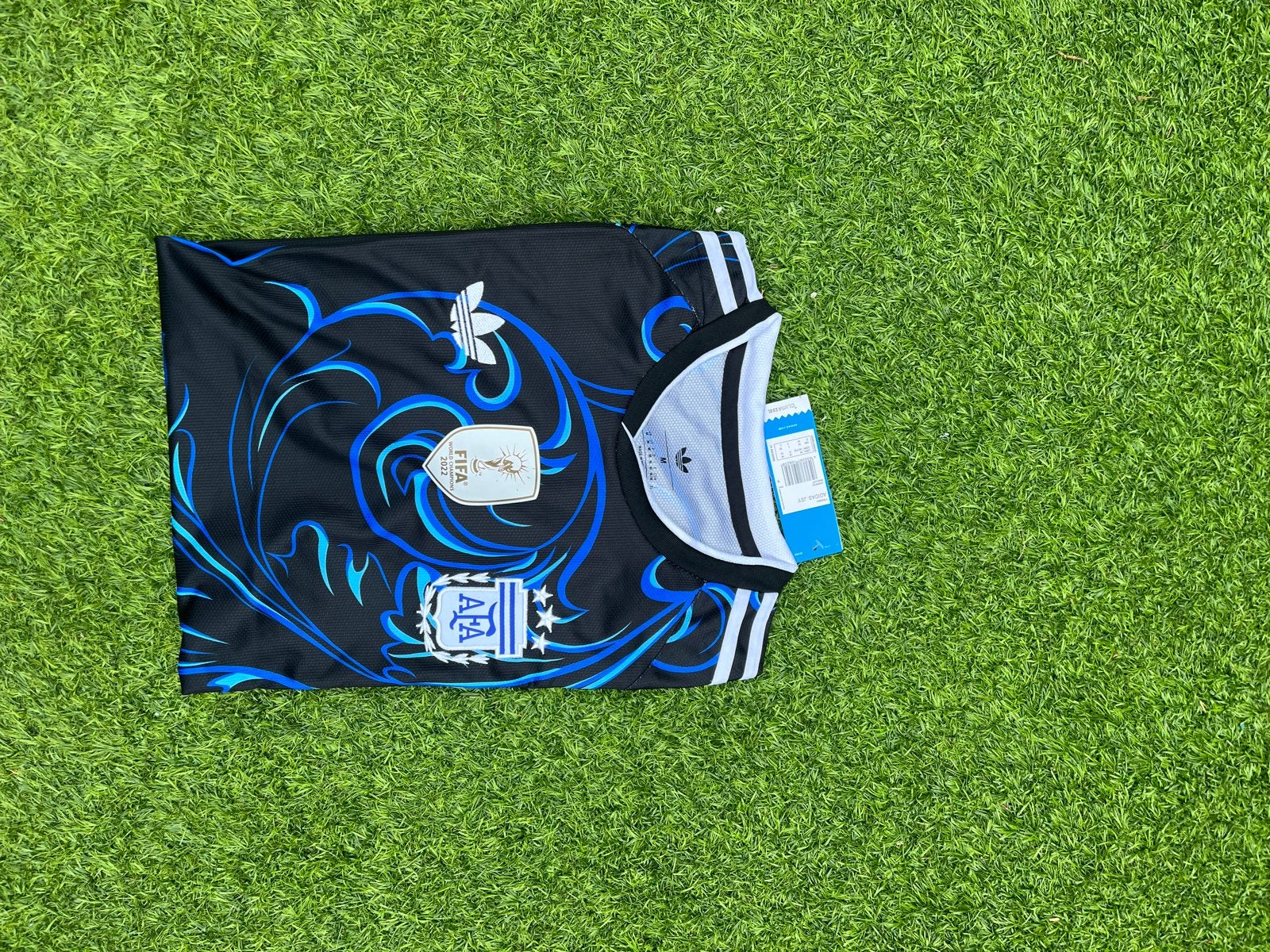 Adidas Argentinië FIFA 2022 WK Voetbalshirt Zwart Maat M, Maat 48/50 (M), Zwart, Nieuw, Ophalen of Verzenden