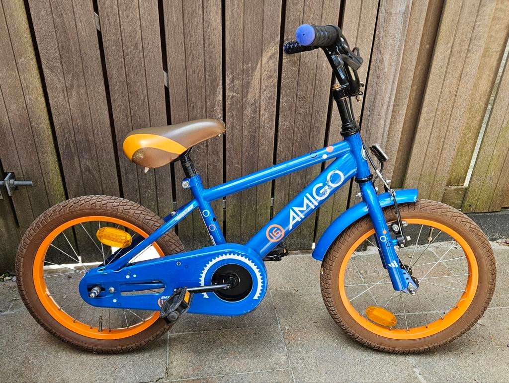 Jongensfiets Amigo - 16 inch, Ophalen, Gebruikt, Terugtraprem, Amigo