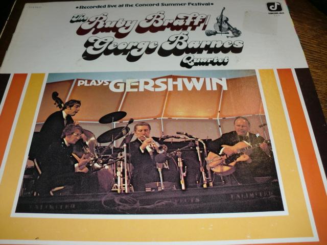   Ruby Braff/George Barnes ‎Gershwin Concord LP  US 1975, 1960 tot 1980, Gebruikt, Ophalen of Verzenden, 12 inch