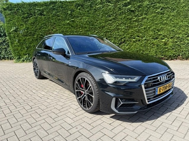 Audi A6 Avant, 55 TFSI e quattro 3X S-Line Competition, Auto's, 4 cilinders, Zwart, Plug-in hybride, Vierwielaandrijving