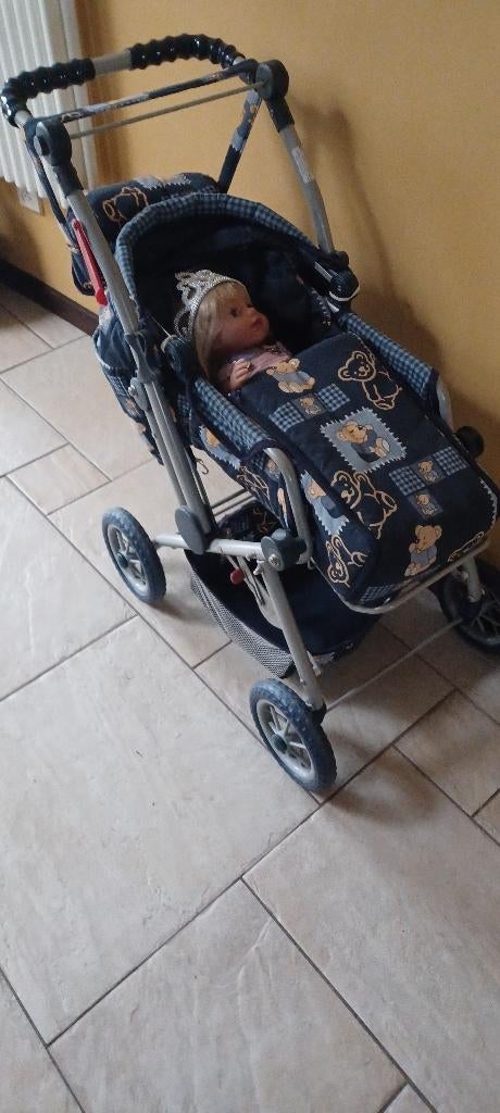 Poppen Wandelwagen, Ophalen, Zo goed als nieuw, Babypop