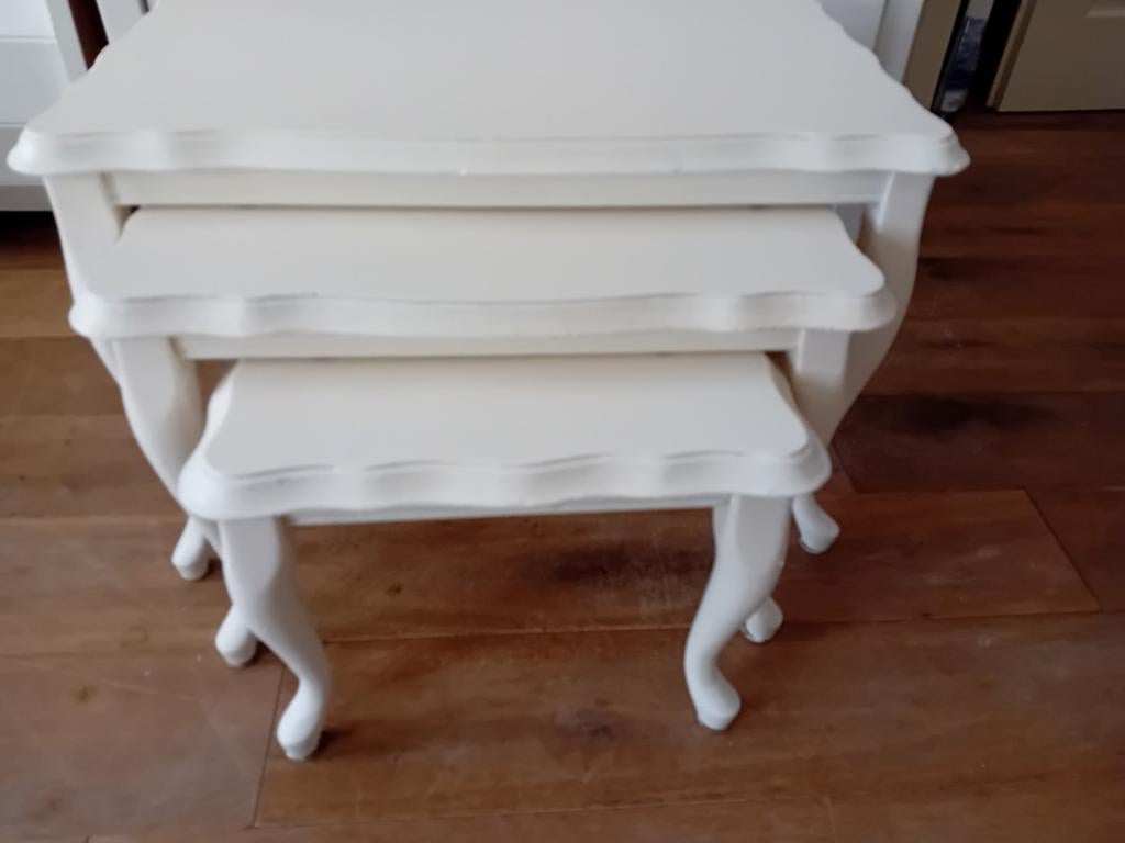 Set Bijzettafels., Ophalen, Rond, Minder dan 55 cm, 45 tot 60 cm