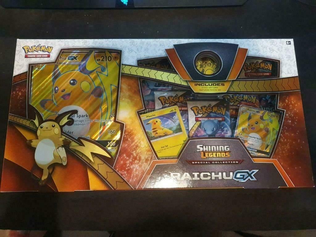 Pokemon shining legends raichu gx box, geseald, ongeopend, Ophalen of Verzenden, Zo goed als nieuw, Boosterbox, Foil