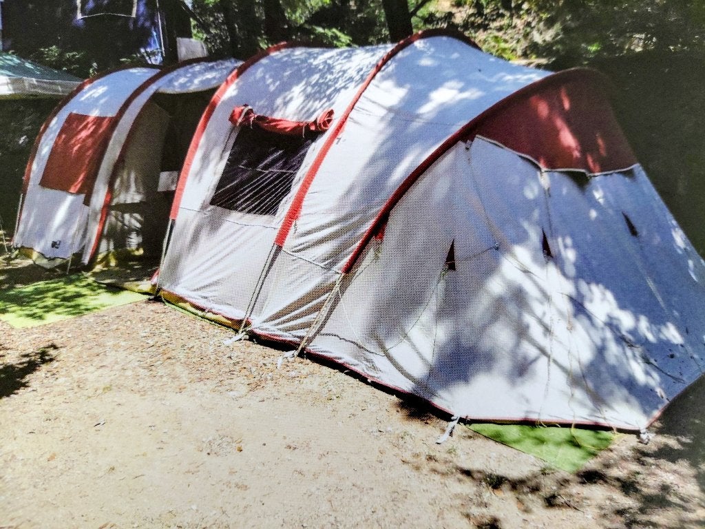 Te Koop Brixen 4 tunneltent, Ophalen, Gebruikt, Tot en met 4