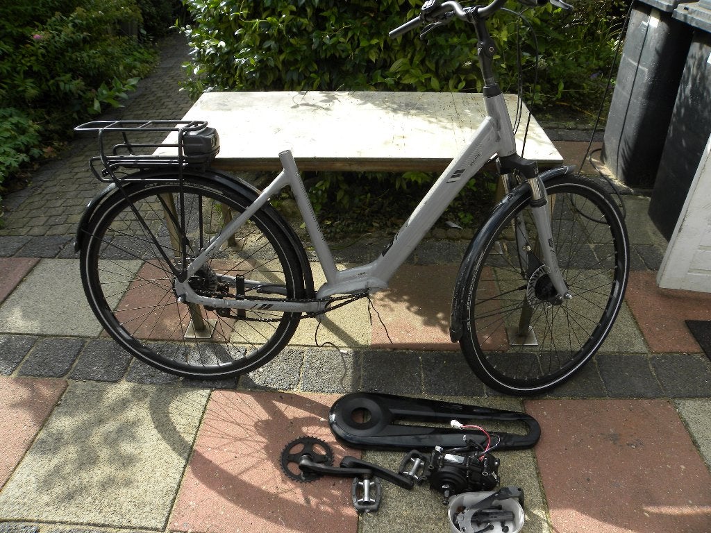onderdelen giant  entour kettingkast  wielen frame  etc, Gebruikt, Ophalen of Verzenden, Aluminium, Elektrische fiets
