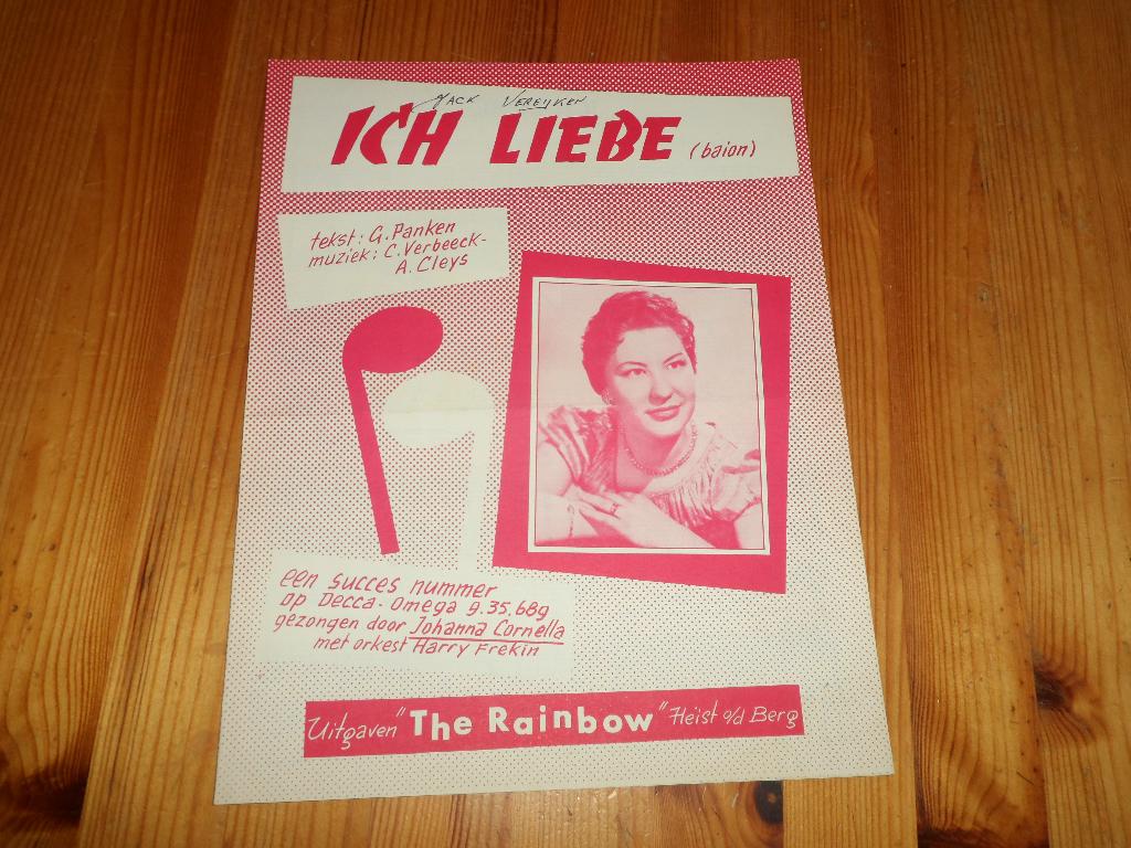 Ich liebe - verbeeck / cleys / panken, Gebruikt, Gitaar, Ophalen of Verzenden, Artiest of Componist