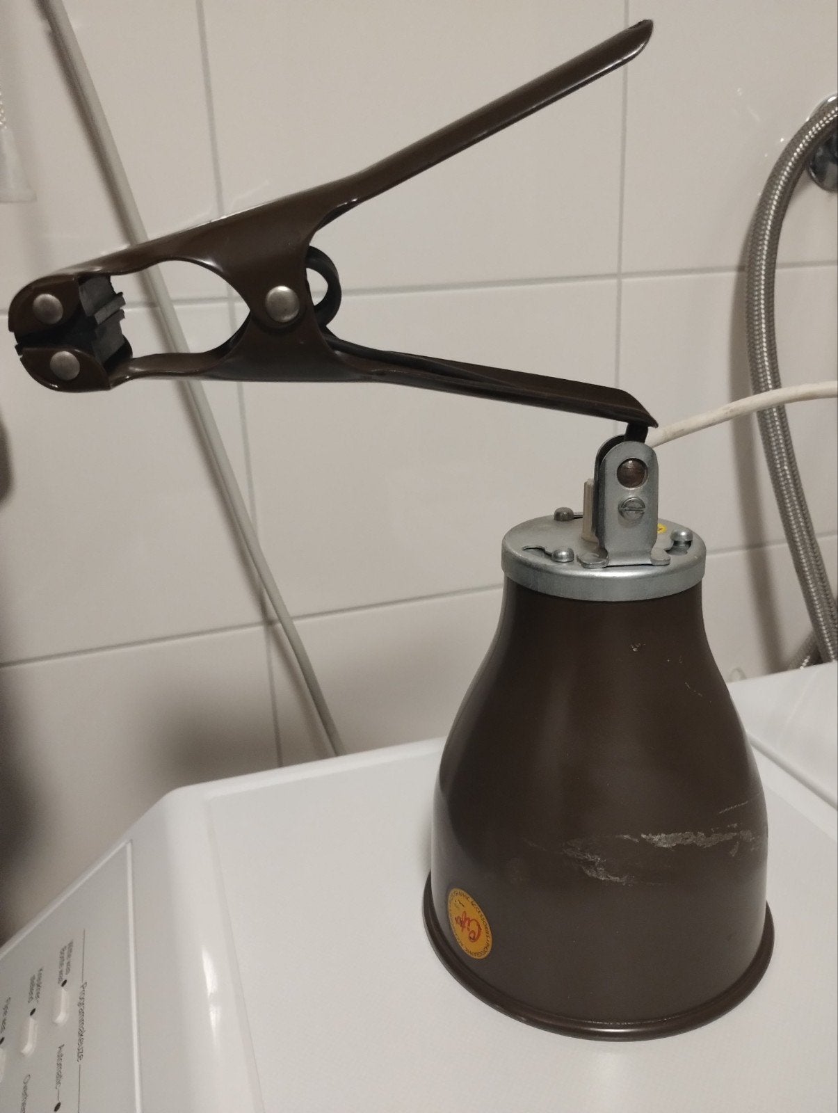 Vintage jaren zestig Cifo industriële klem lamp, Huis en Inrichting, Ophalen of Verzenden