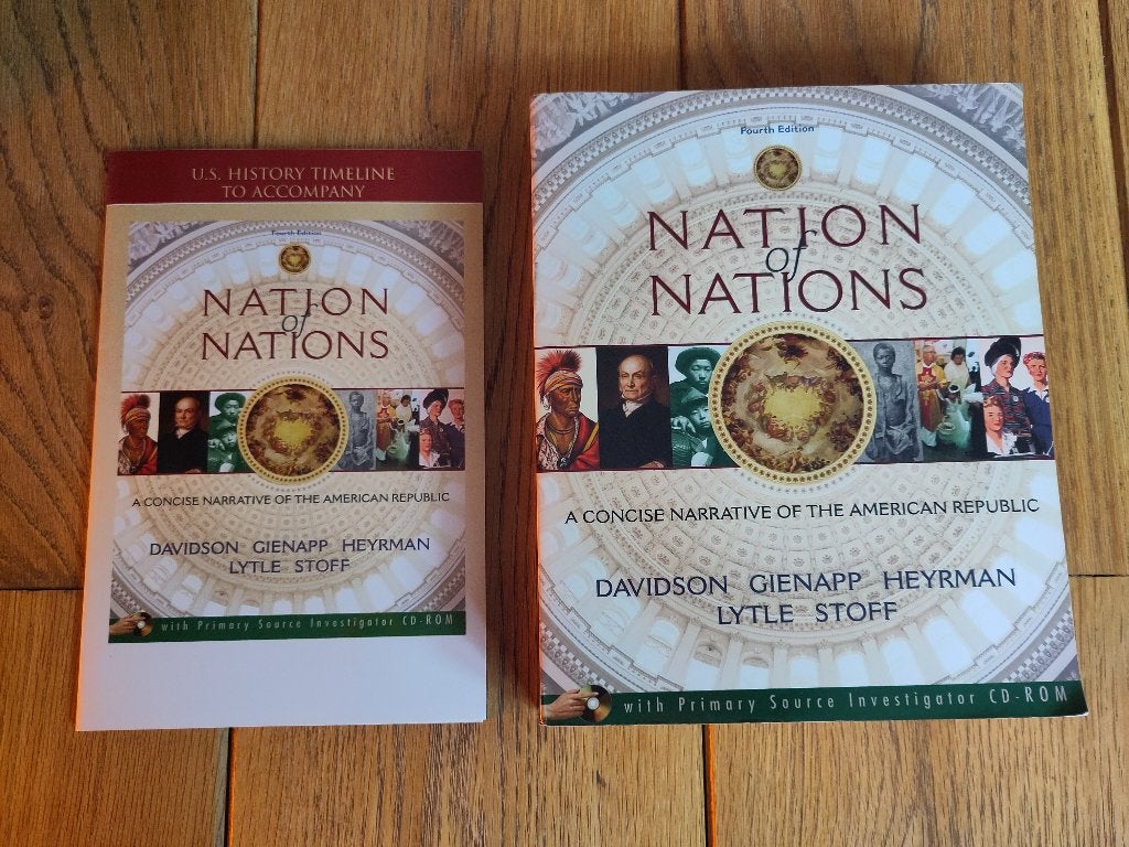 Nation of Nations (geschiedenisboek Verenigde Staten), 20e eeuw of later, Ophalen of Verzenden, Zo goed als nieuw, Noord-Amerika