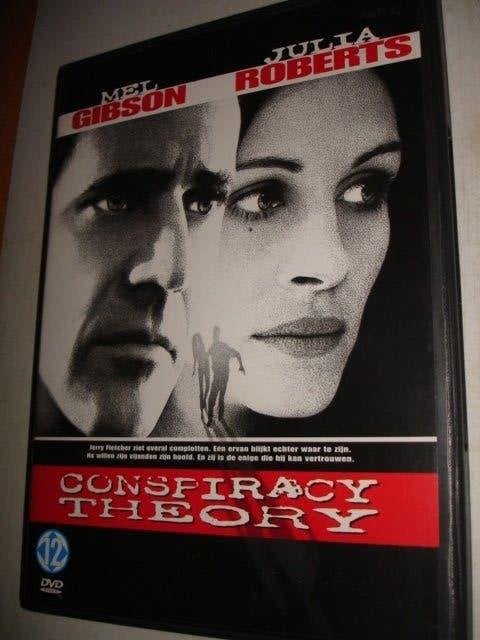Conspiracy Theory- Mel Gibson, Julia Roberts- 1997- (NIEUW), Verzenden, Alle leeftijden, Drama, 1940 tot 1960