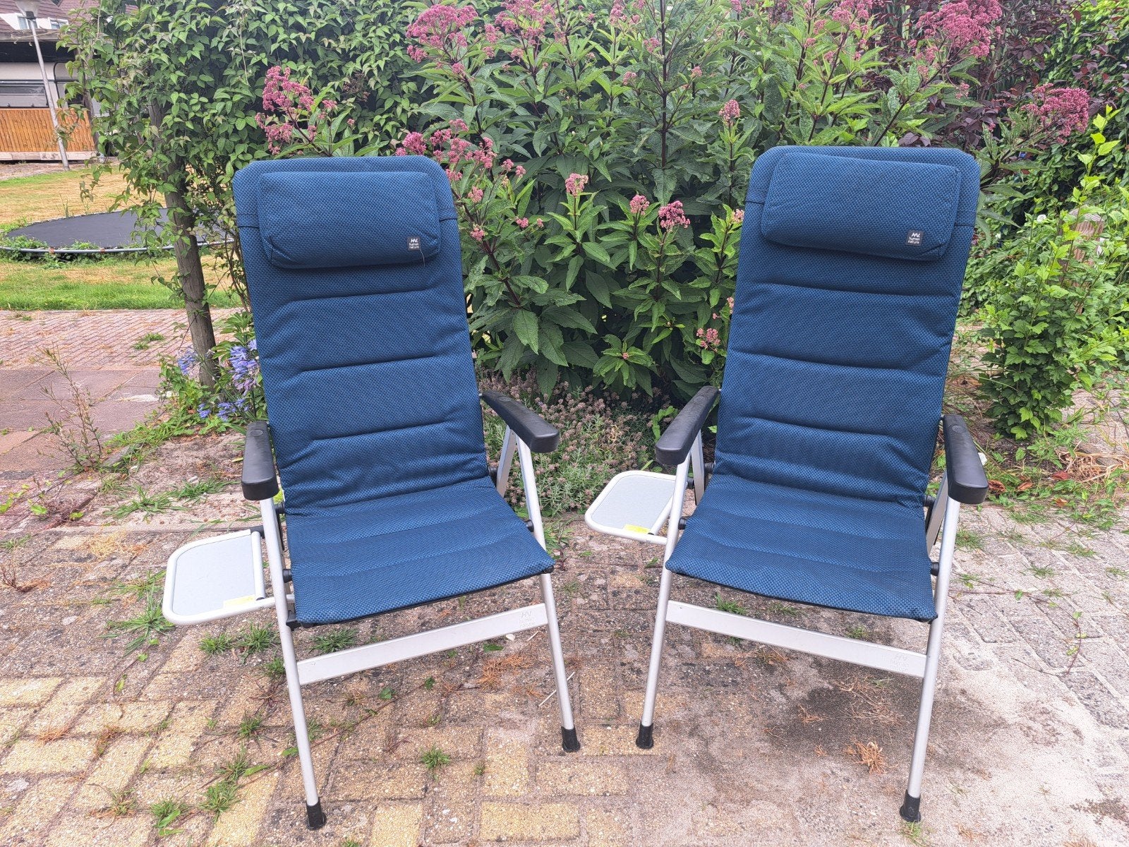 Human Nature standenstoelen met tafeltje - set van 2, Caravans en Kamperen, Ophalen, Gebruikt, Campingstoel