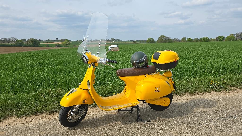 Etalian retro 45 elektrische scooter, Fietsen en Brommers, Brommeronderdelen | Scooters, Zo goed als nieuw, Overige merken, Overige typen