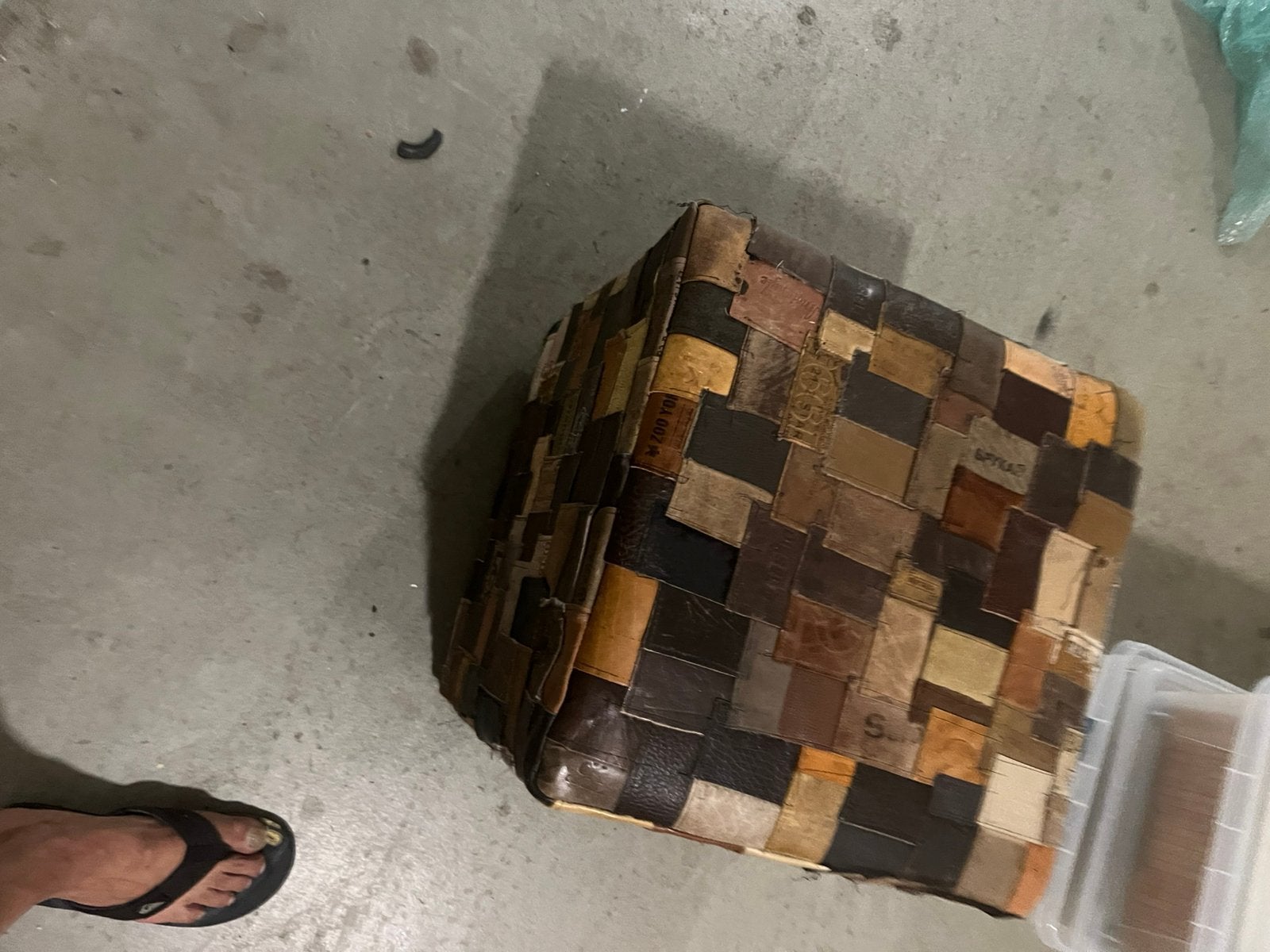 Poef, Ophalen, Rond, Minder dan 50 cm