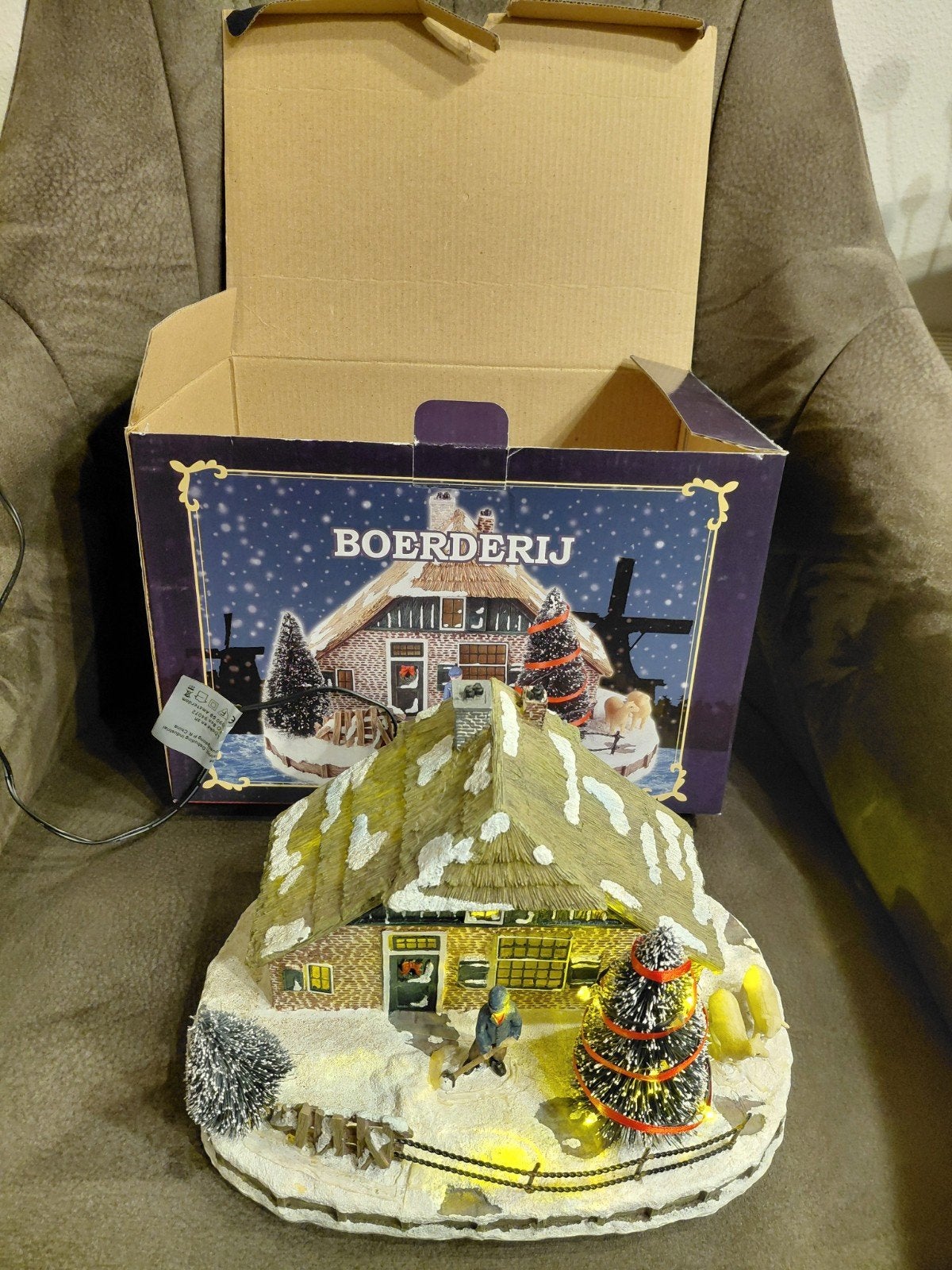 Typisch Hollands vintage kerst boerderij, Diversen, Ophalen of Verzenden, Zo goed als nieuw