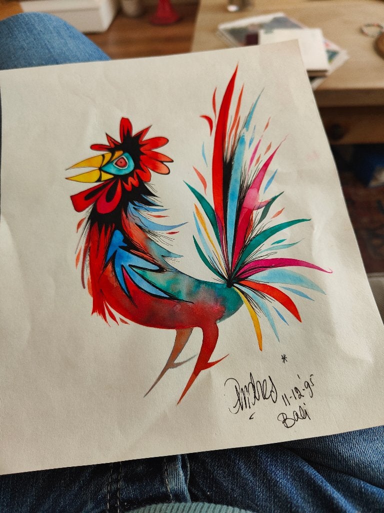 Pentekening, Antiek en Kunst, Overige stijlen, Overige technieken, Dieren, Ophalen of Verzenden
