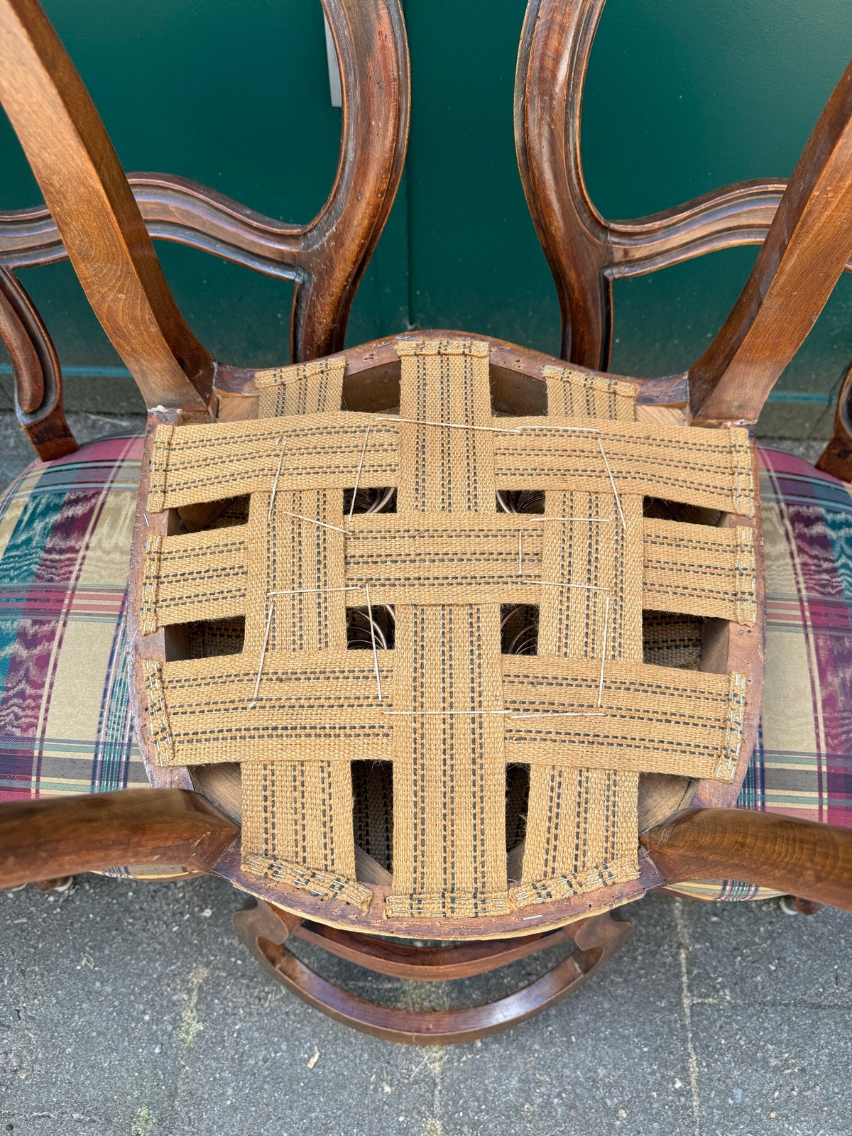 Set van 4 Biedermeier stoelen in mahonie, Nederlands, ca. 18, Antiek en Kunst, Ophalen