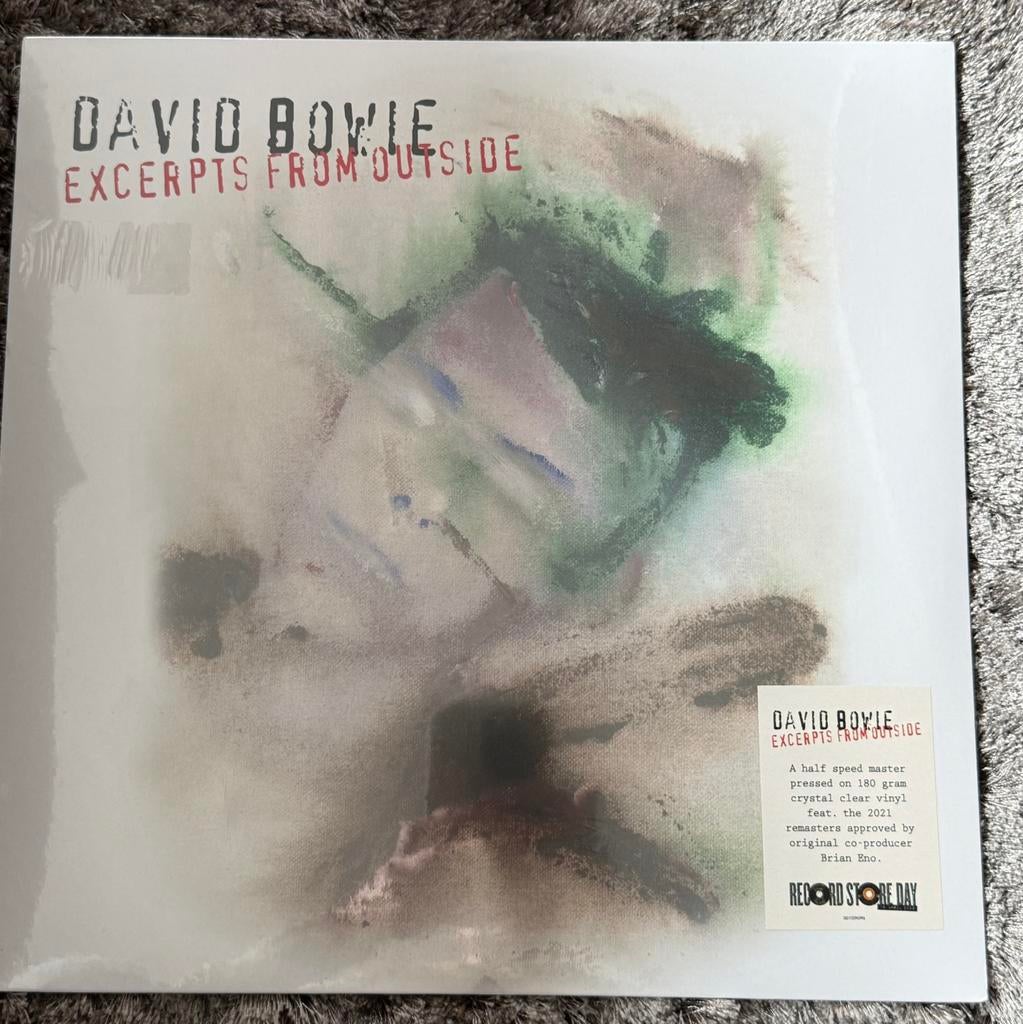 David Bowie – Excerpts From Outside RSD Crystal Clear Vinyl, Ophalen of Verzenden, Zo goed als nieuw, 12 inch, Poprock