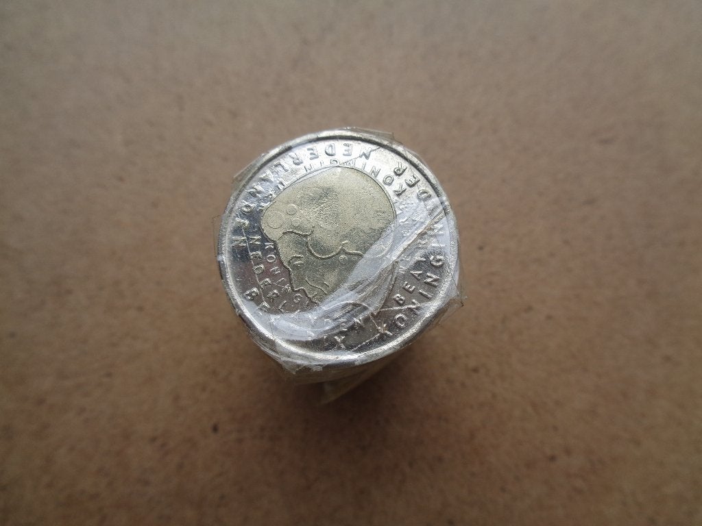 20 LOEKI guldens Beatrix 2001, Postzegels en Munten, Munten | Nederland, Verzenden, Koningin Beatrix, 1 gulden, Setje